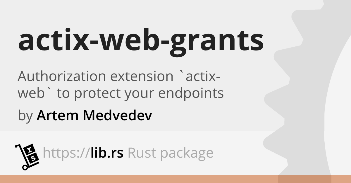 Actix Web Grants Rust Auth Library Lib Rs