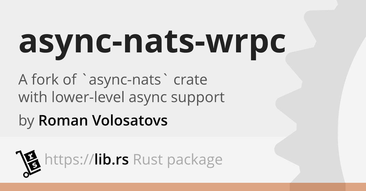 Async Nats Wrpc Rust Network Library Lib Rs