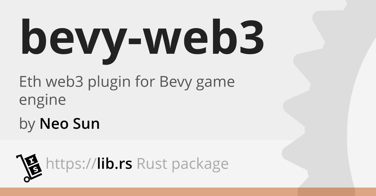 Bevy Web3 Unregulated Finances In Rust Lib Rs