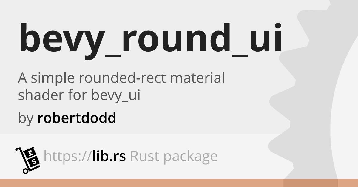 Bevy Round Ui Rust Game Dev Lib Rs