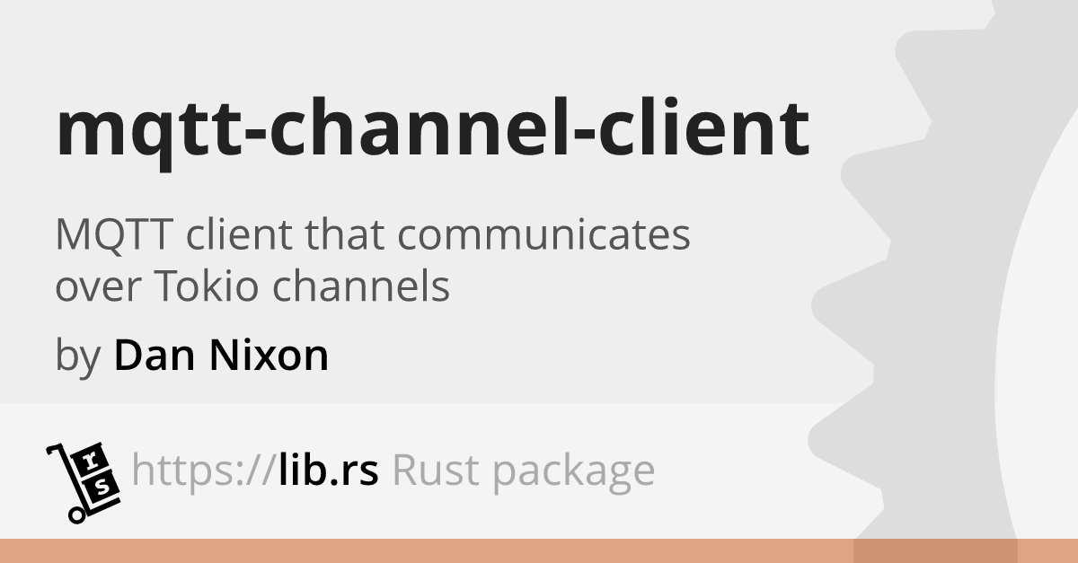 Mqtt Channel Client Async Rust Library Lib Rs