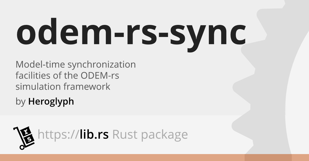 Odem Rs Sync Async Rust Library Lib Rs