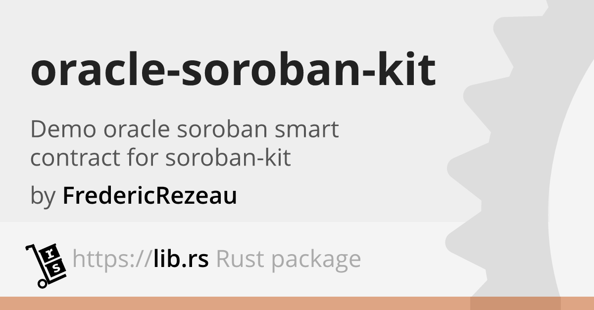 Oracle Soroban Kit Unregulated Finances In Rust Lib Rs