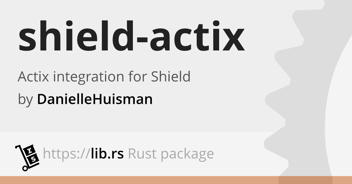 Shield Actix Server Side Rust Lib Rs