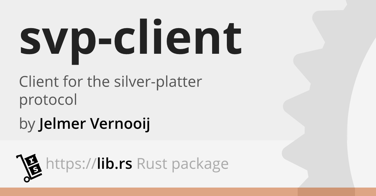 Svp Client Rust Web Dev Library Lib Rs