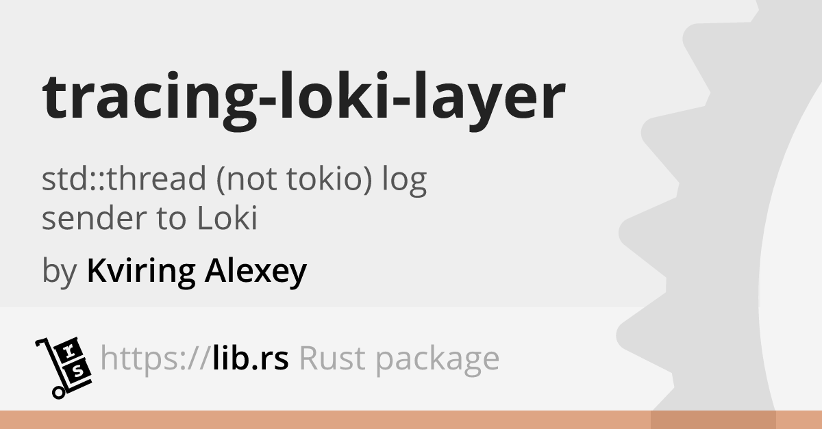 Tracing Loki Layer For Debugging In Rust Lib Rs