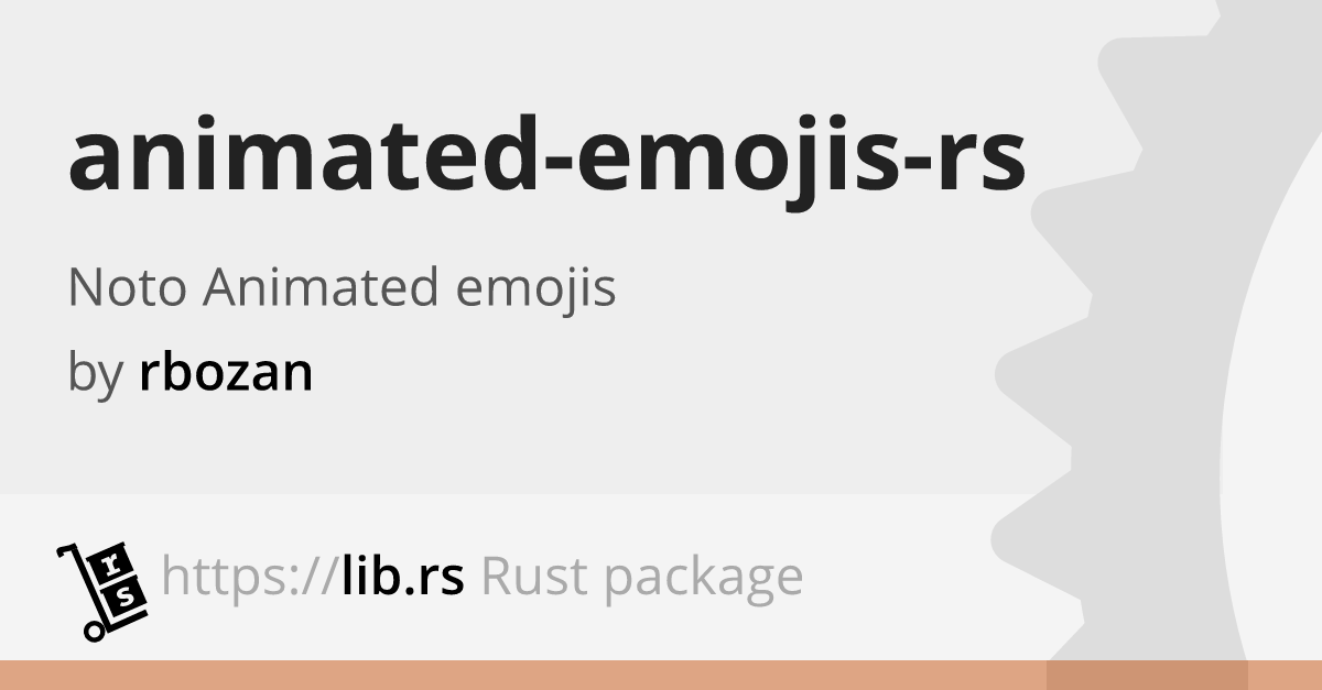 animated-emojis-rs — Rust library // Lib.rs