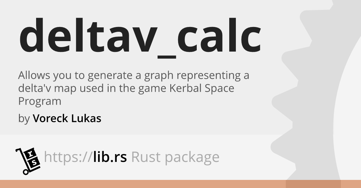 Deltav_calc — Rust Math Library // Lib.rs